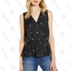 Halogen Wrap Front Peplum Top, $46
